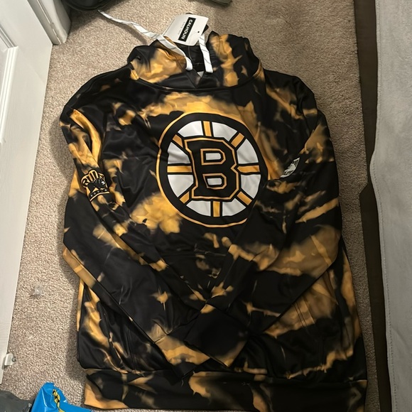 Boston Bruins tie dye size medium hoodie - Picture 1 of 6